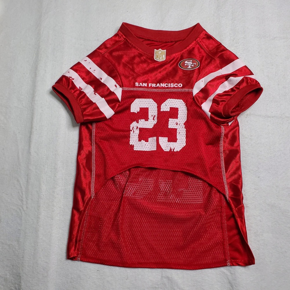NFL Licensed Pet Jersey San Francisco 49ers Red Christian McCaffrey 23 SizeXL